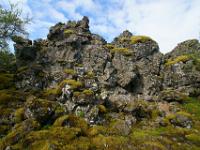 Lavaformation in der Grábrókarhraun